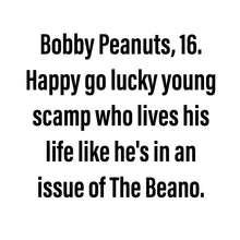 Load image into Gallery viewer, Bobby Peanuts - Small Scraplet