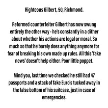 Load image into Gallery viewer, Righteous Gilbert - Medium Scraplet