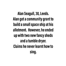 Load image into Gallery viewer, Alan Seagull - Mega Scraplet (Limited Edition)