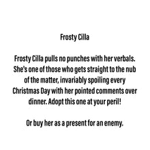 Load image into Gallery viewer, Frosty Cilla - 'The 12 Scraplets of Christmas'