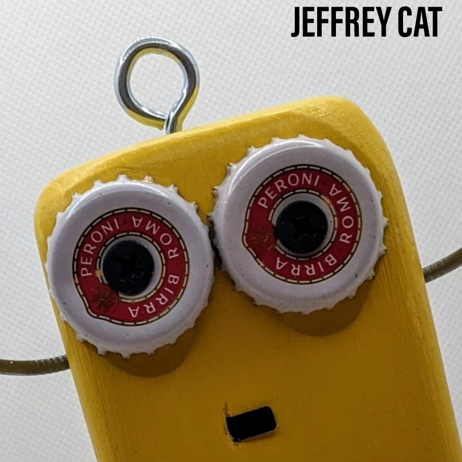 Jeffrey Cat - New Medium Scraplet - Limited Edition