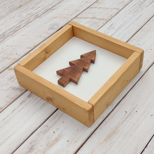 Wood Art - Christmas Tree Box Frame