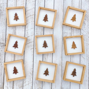 Wood Art - Christmas Tree Box Frame