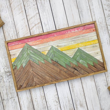 Load image into Gallery viewer, Wood Art - Mountains 42

