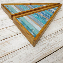 Load image into Gallery viewer, Wood Art - Wood Mosaic Triangle 12
