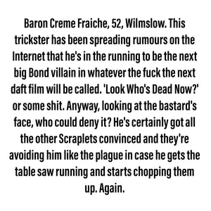 Baron Creme Fraiche - Small Scraplet