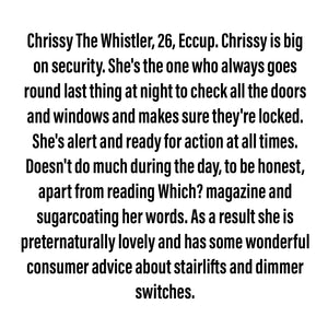 Chrissy the Whistler - Medium Scraplet