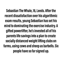 Load image into Gallery viewer, Sebastian The Whale - Small Scraplet
