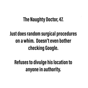 The Naughty Doctor - New Medium Scraplet - Limited Edition