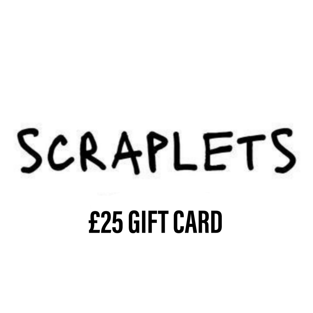 Scraplets Gift Card £25