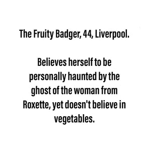 The Fruity Badger - New Medium Scraplet - Limited Edition