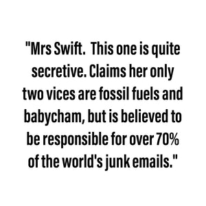 Mrs Swift - Small Scraplet - New Limited Edition
