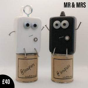 Mr & Mrs - Medium Scraplets - Limited Edition - New