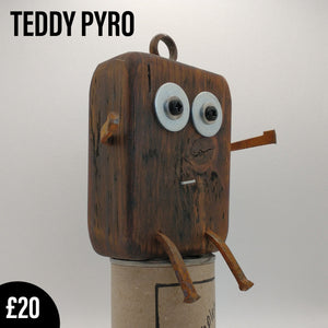 Teddy Pyro - Medium Scraplet - Limited Edition - New
