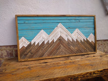 Load image into Gallery viewer, Wood Art - Mountains 17
